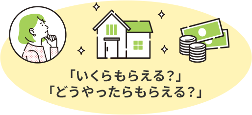 「いくらもらえる？」「どうやったらもらえる？」