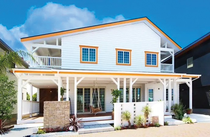 【TNC住宅展示場福津】カリフォルニアを感じるサーファーズハウス