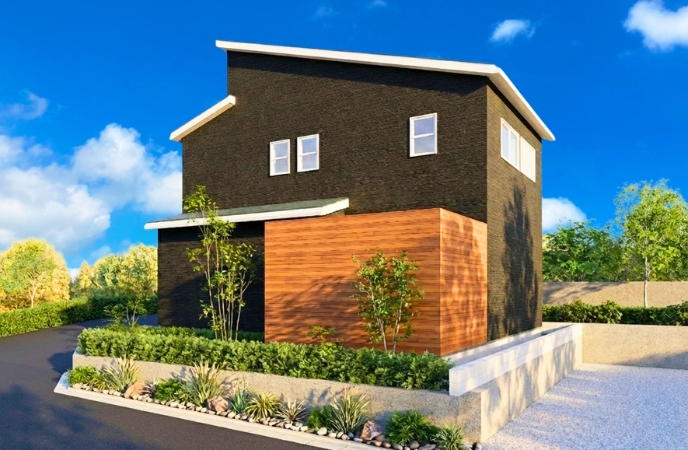 【大野城市】外から見えない開放感!カーテンがいらない中庭のある家